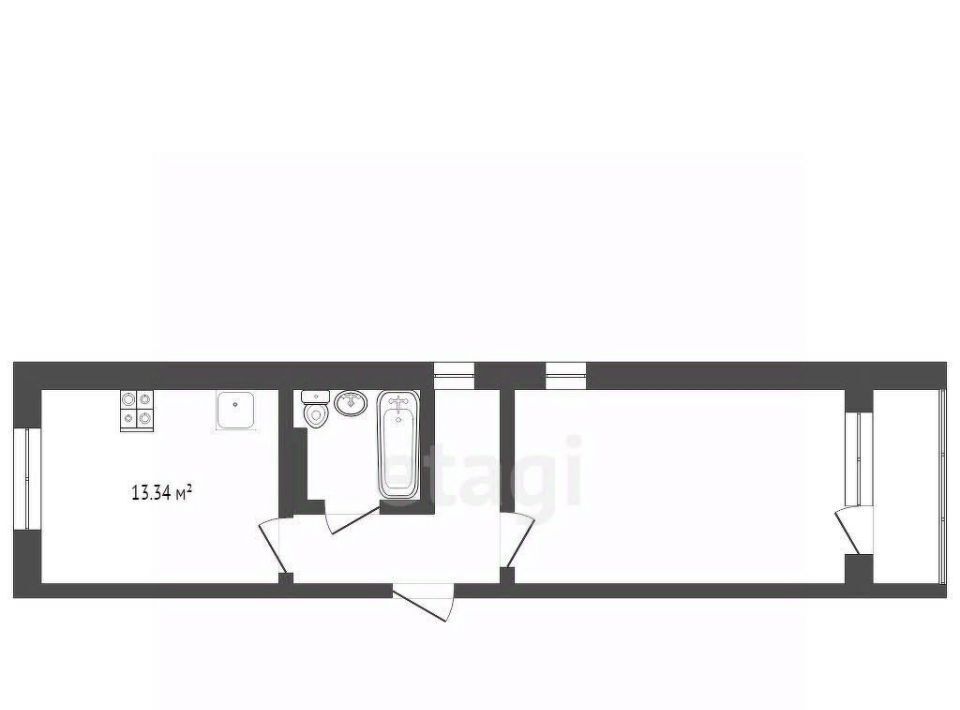 квартира г Тюмень р-н Калининский ул Новоселов 113 фото 2