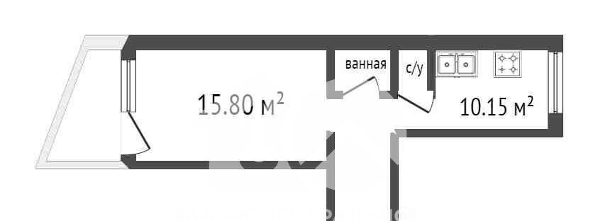 квартира г Новосибирск Золотая Нива ул Стофато 7 фото 2