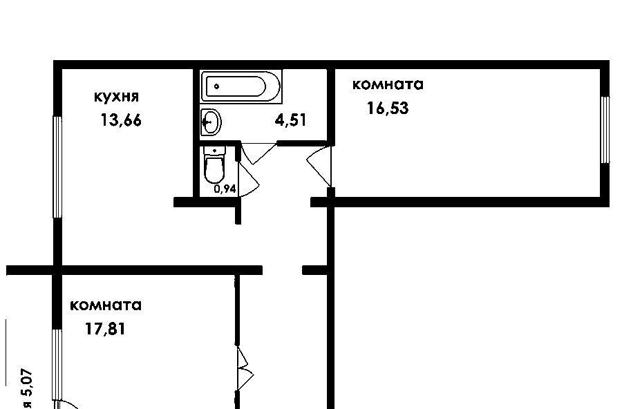 квартира г Омск р-н Центральный ул Омская 134 фото 2