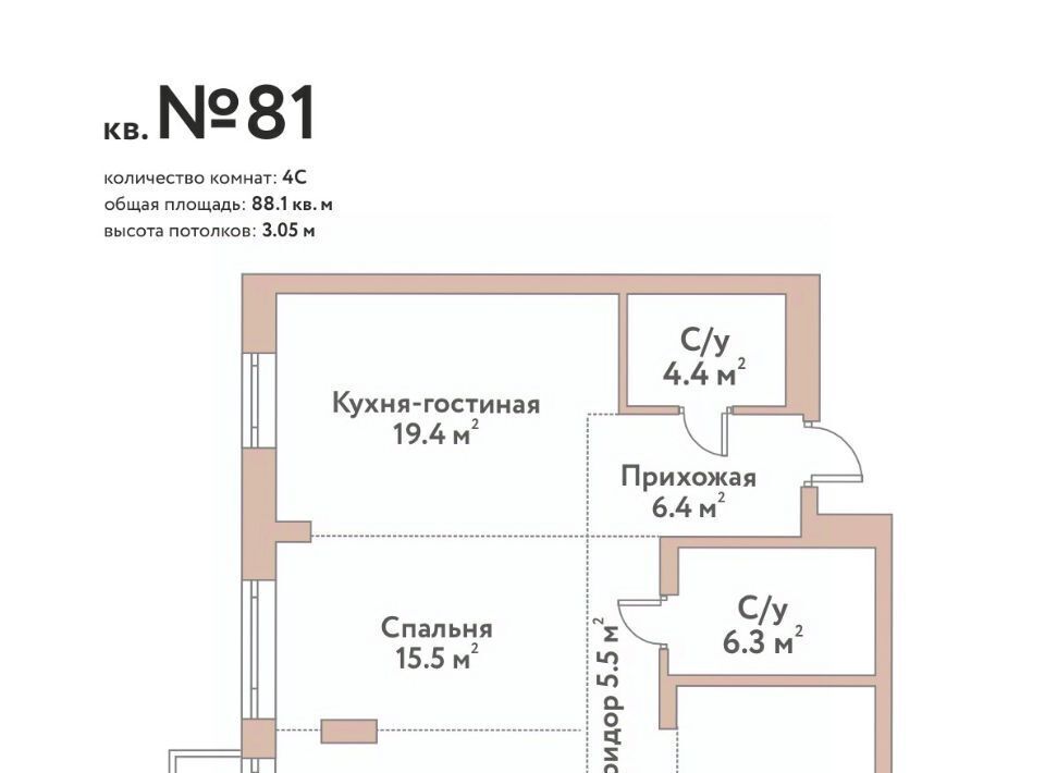 квартира г Новосибирск Заельцовская ЖК Флора и Фауна фото 1