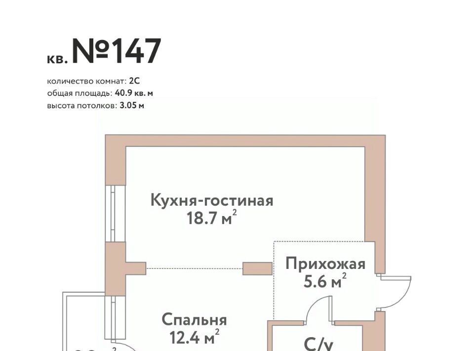 квартира г Новосибирск Заельцовская ЖК Флора и Фауна фото 1