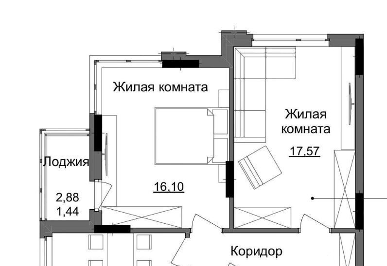 квартира г Ижевск р-н Индустриальный ул Парковая 5а фото 18