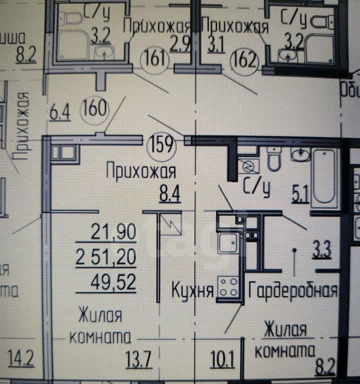 квартира г Ижевск Восточный ул Архитектора П.П.Берша 42 м-н фото 23