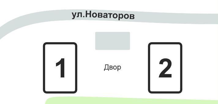 квартира г Рязань р-н Московский ул Новаторов 1 этап фото 19