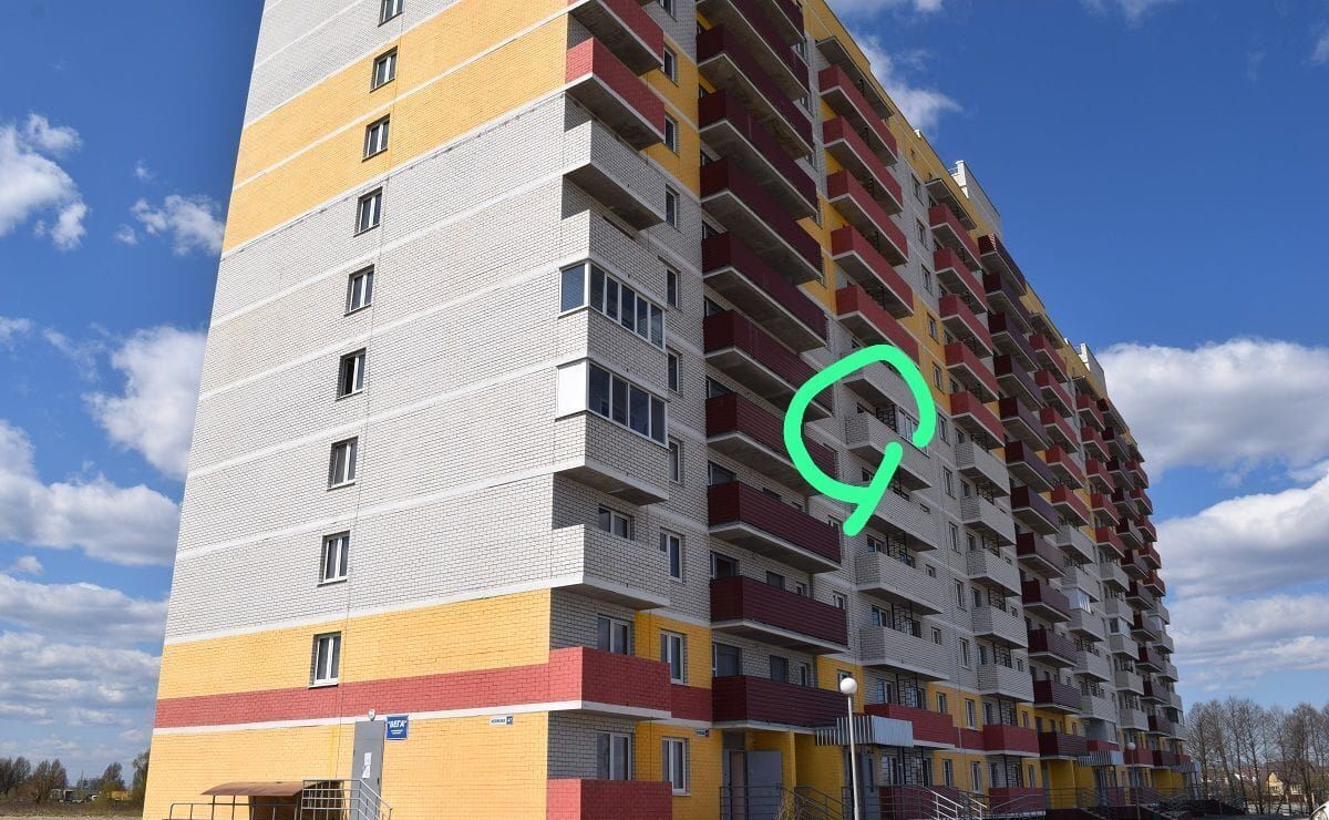 квартира г Брянск рп Радица-Крыловка Бежицкий район ул Желябова 47 фото 1