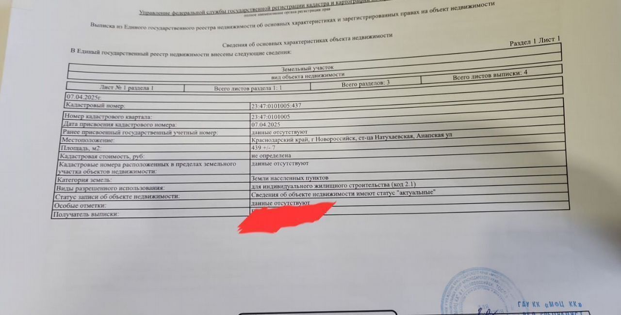 земля г Новороссийск ст-ца Натухаевская ул Красных Партизан муниципальное образование Новороссийск фото 4