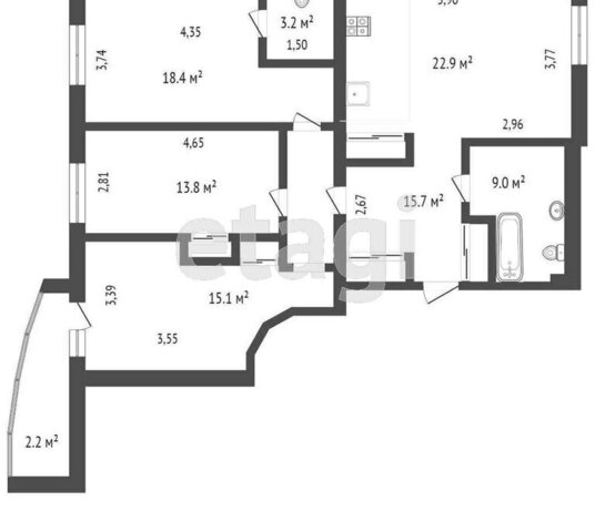 квартира ул Октябрьская 159 фото