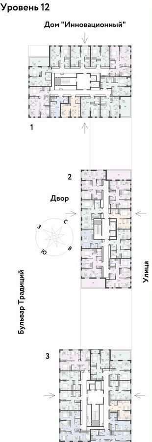 квартира г Тюмень р-н Калининский ул Андрея Кореневского 3 корп. 2 фото 17