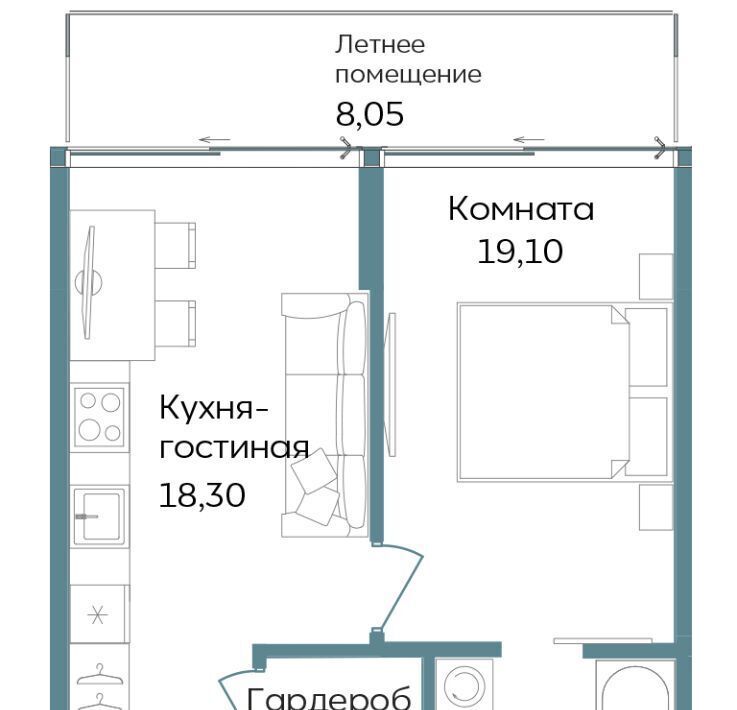 квартира г Саки ул Морская фото 1