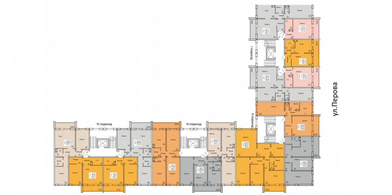 квартира г Курган Рябково ул Карбышева 52 корп. 2 фото 4