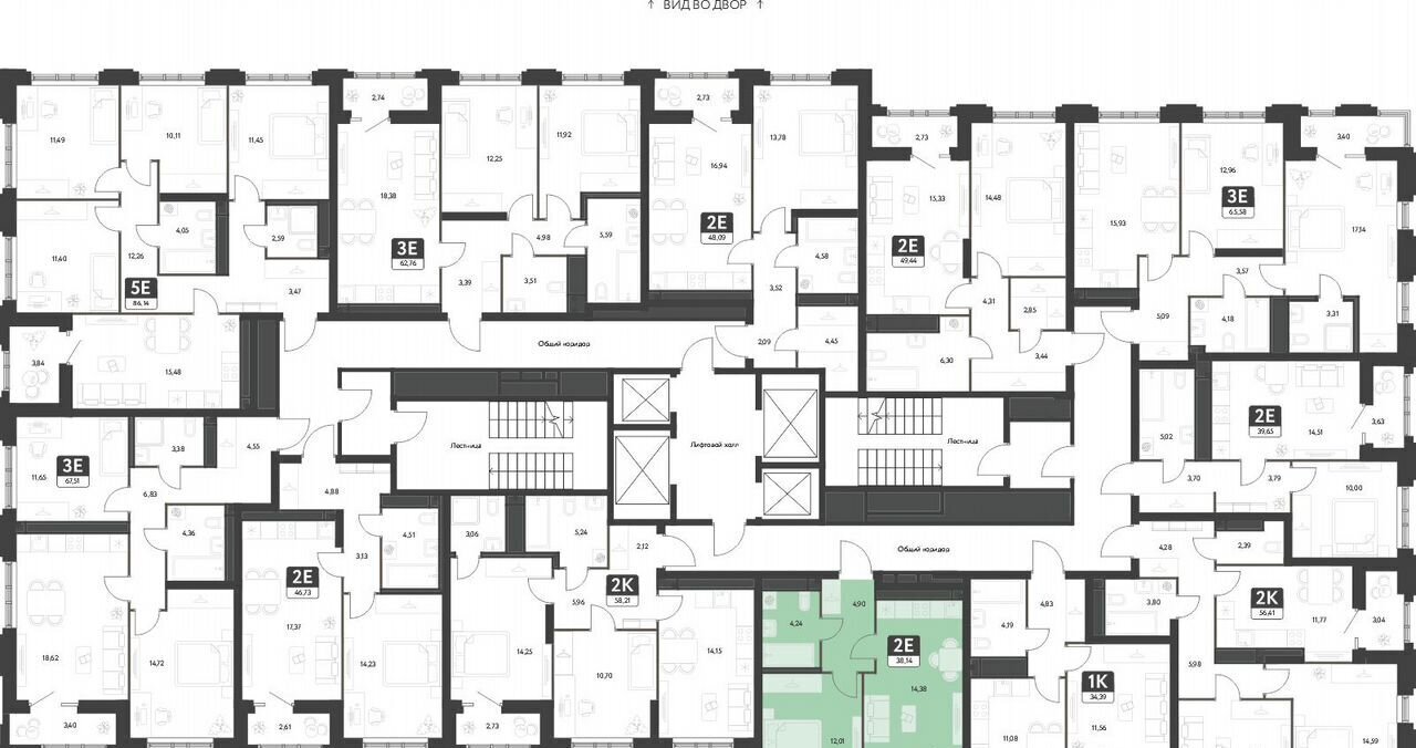 квартира г Екатеринбург Академический ул. В. Де Геннина, д. 3, блок 4. 5 фото 2