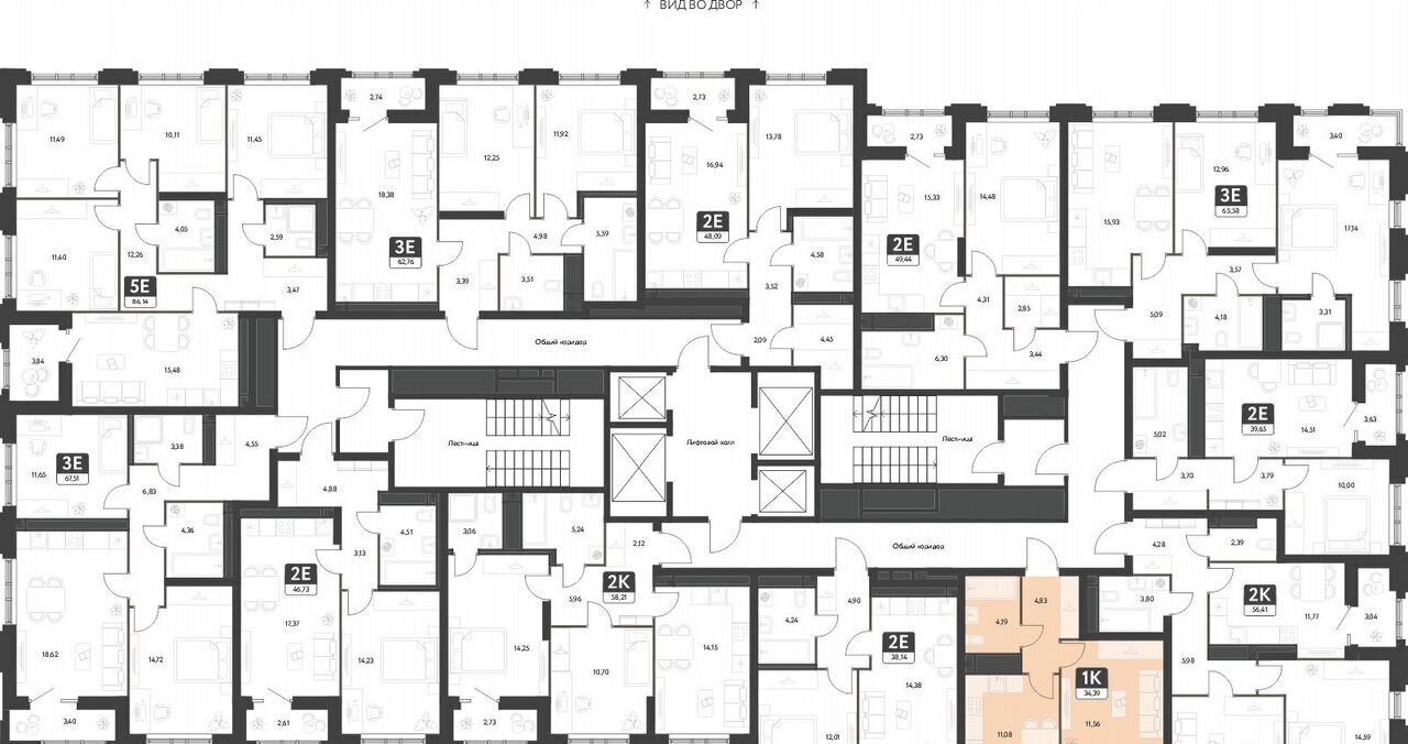 квартира г Екатеринбург Академический ул. В. Де Геннина, д. 3, блок 4. 5 фото 2