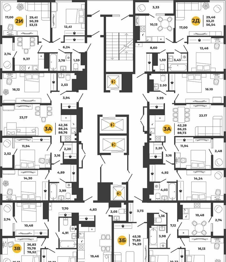 квартира г Пенза Пенза-4 пр-кт Строителей 1 р-н Октябрьский фото 2