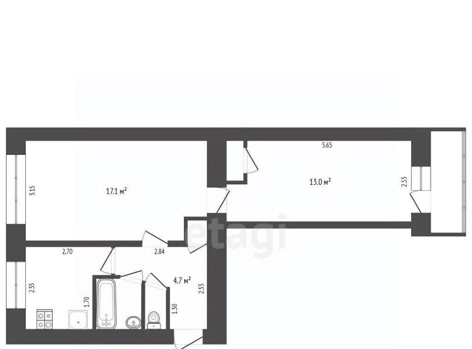 квартира г Выкса ул Стахановская 20 фото 2
