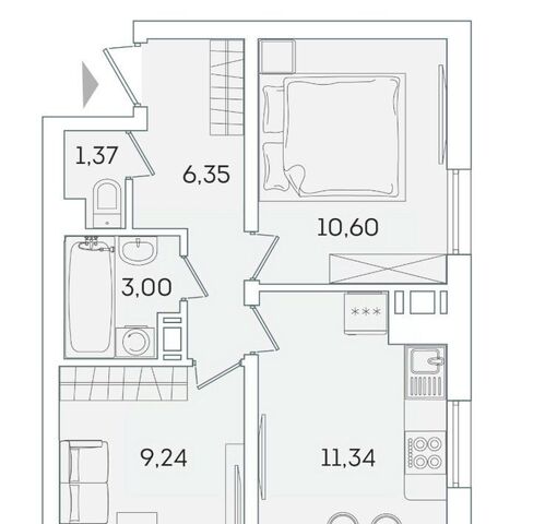 квартира ул Графская 6к/4 Девяткино фото