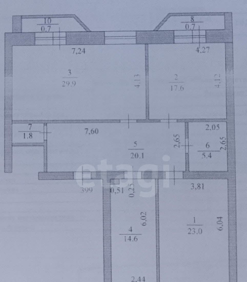 квартира г Казань р-н Ново-Савиновский 56-й квартал ул Чистопольская 79 фото 29
