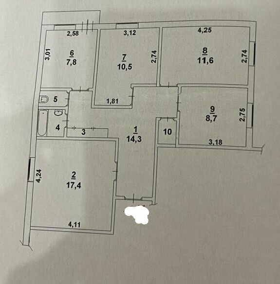 квартира г Усть-Илимск ул Карла Маркса 59 фото 20