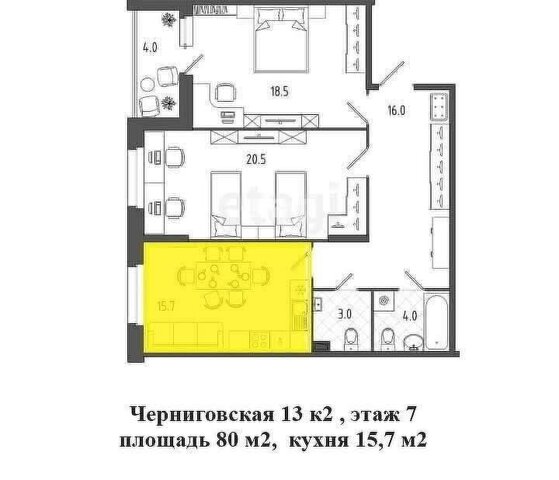 р-н Московская Застава ул Черниговская 13к/2 фото