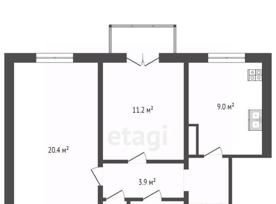 квартира г Азов ул Ленинградская 34 Азовский район фото 2