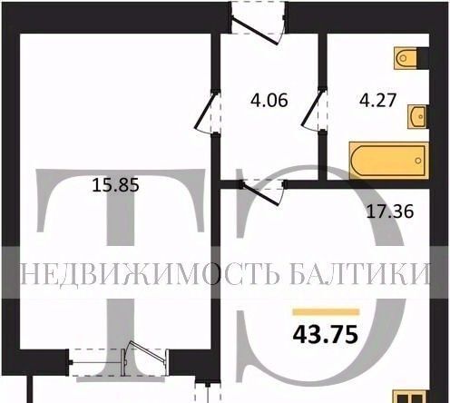 квартира г Калининград р-н мкр Петровский Московский фото 1