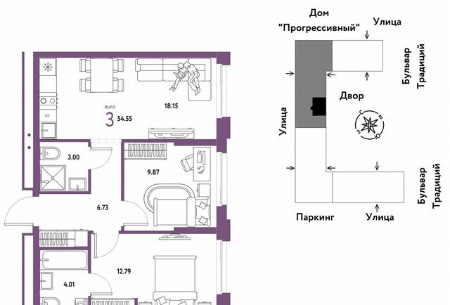 р-н Калининский ул Андрея Кореневского 1 корп. 1 фото