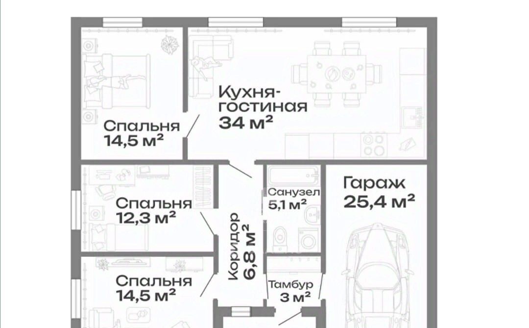 дом г Магнитогорск р-н Орджоникидзевский ул Звездопадная Созвездие клп фото 2