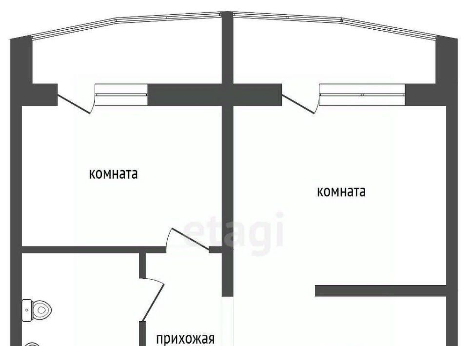 квартира г Тюмень р-н Калининский ул Кремлевская 85 фото 2