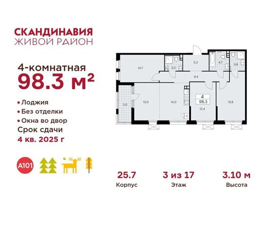 ТиНАО Потапово, ЖК Скандинавия фото