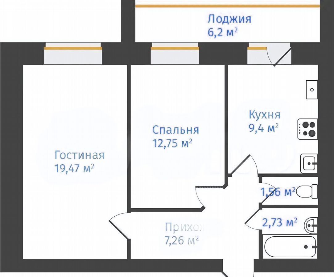 квартира г Ярославль р-н Дзержинский ул Александра Додонова 2к/4 фото 24