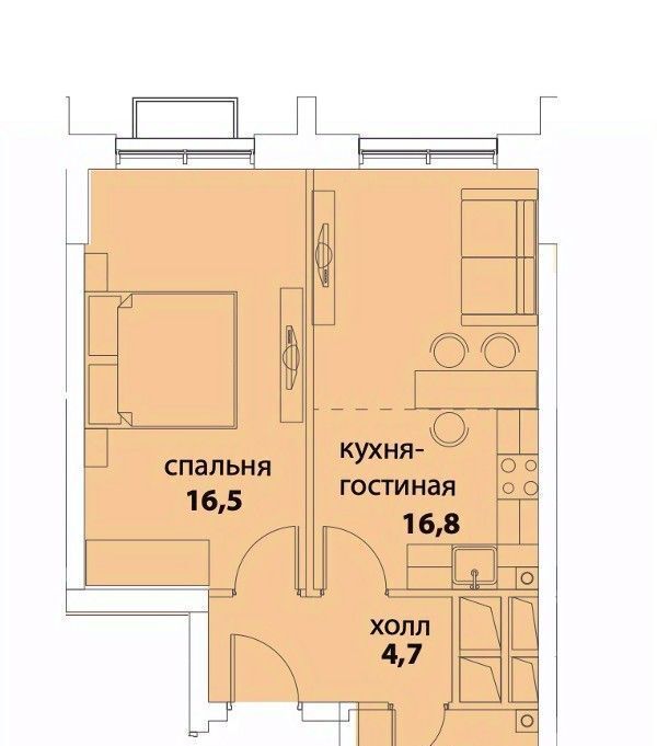 квартира г Москва метро Шелепиха наб Шелепихинская 34к/6 фото 2