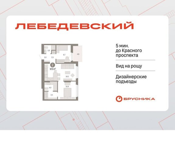 р-н Заельцовский квартал № 5 Заельцовская ЖК «Лебедевский» фото