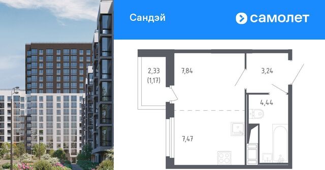 метро Проспект Ветеранов ЖК «Сандэй» 7/2 округ Константиновское фото