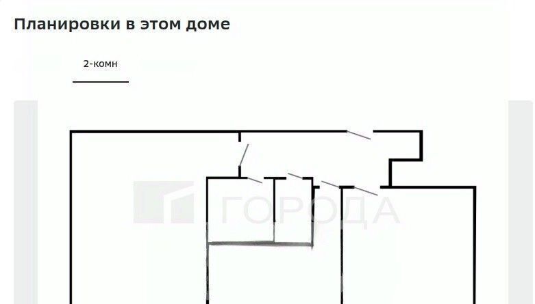 квартира г Барнаул р-н Ленинский ул Гущина 199 фото 2