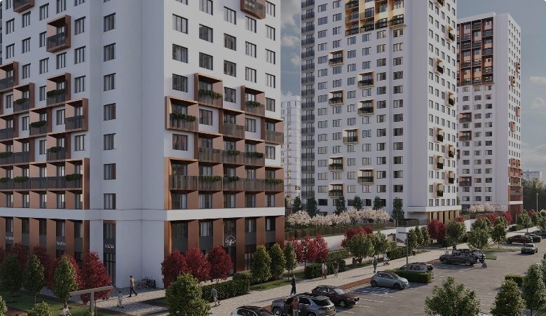 квартира г Тюмень р-н Калининский ул Ильи Кургузова 14 ЖК «Отличие» Калининский административный округ фото 4