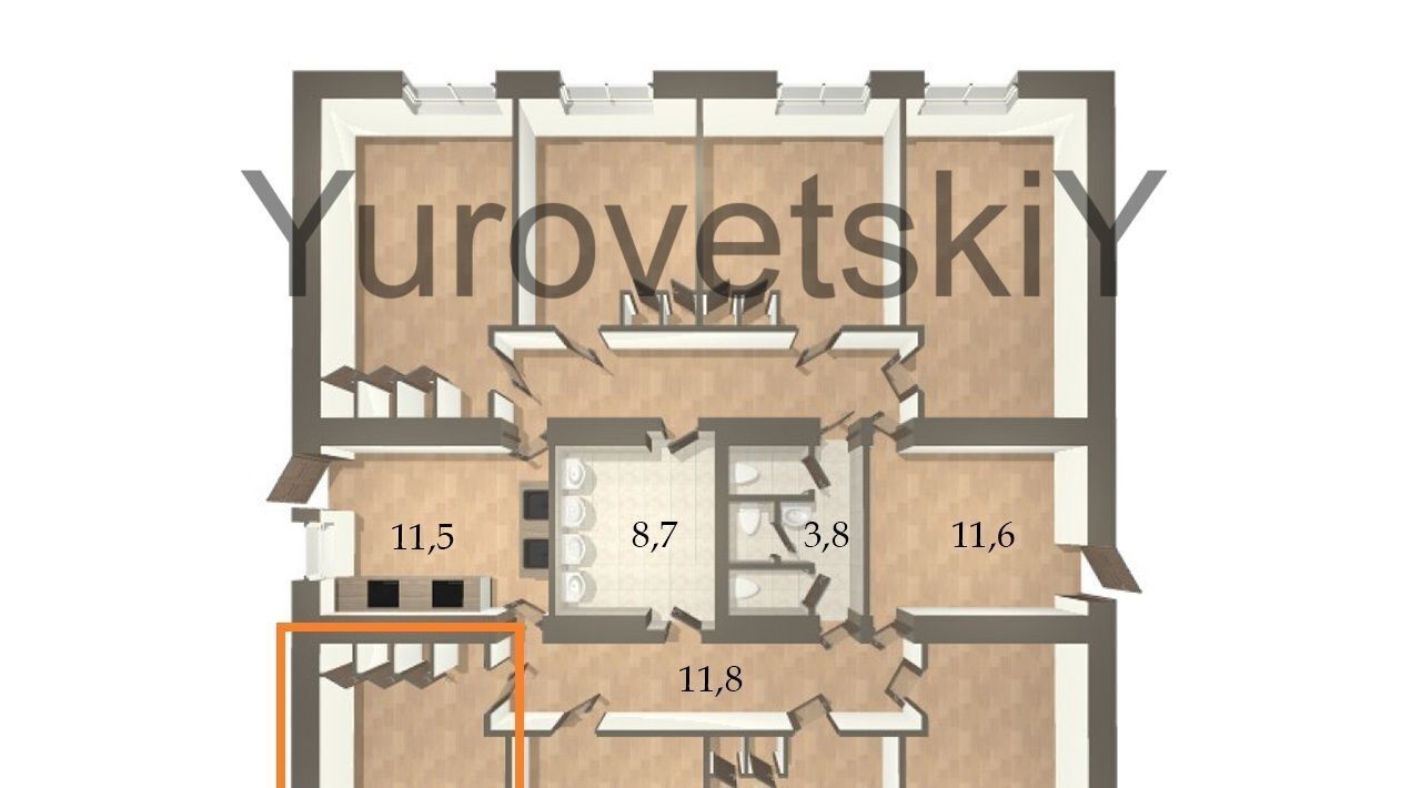 комната г Колпино б-р Трудящихся 33к/3 Шушары фото 4