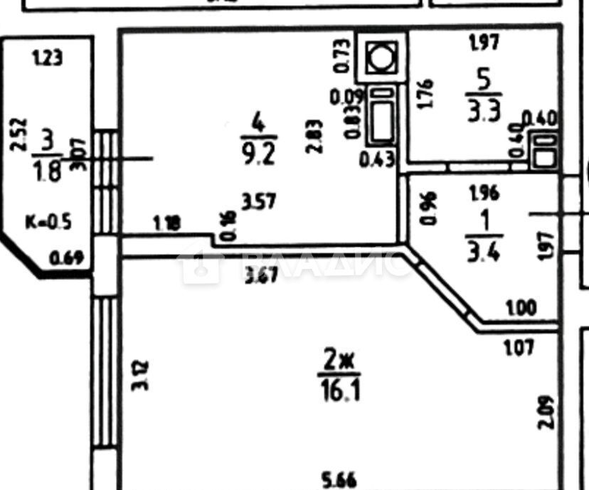 квартира г Калининград р-н Московский ул Тихорецкая 22в фото 23
