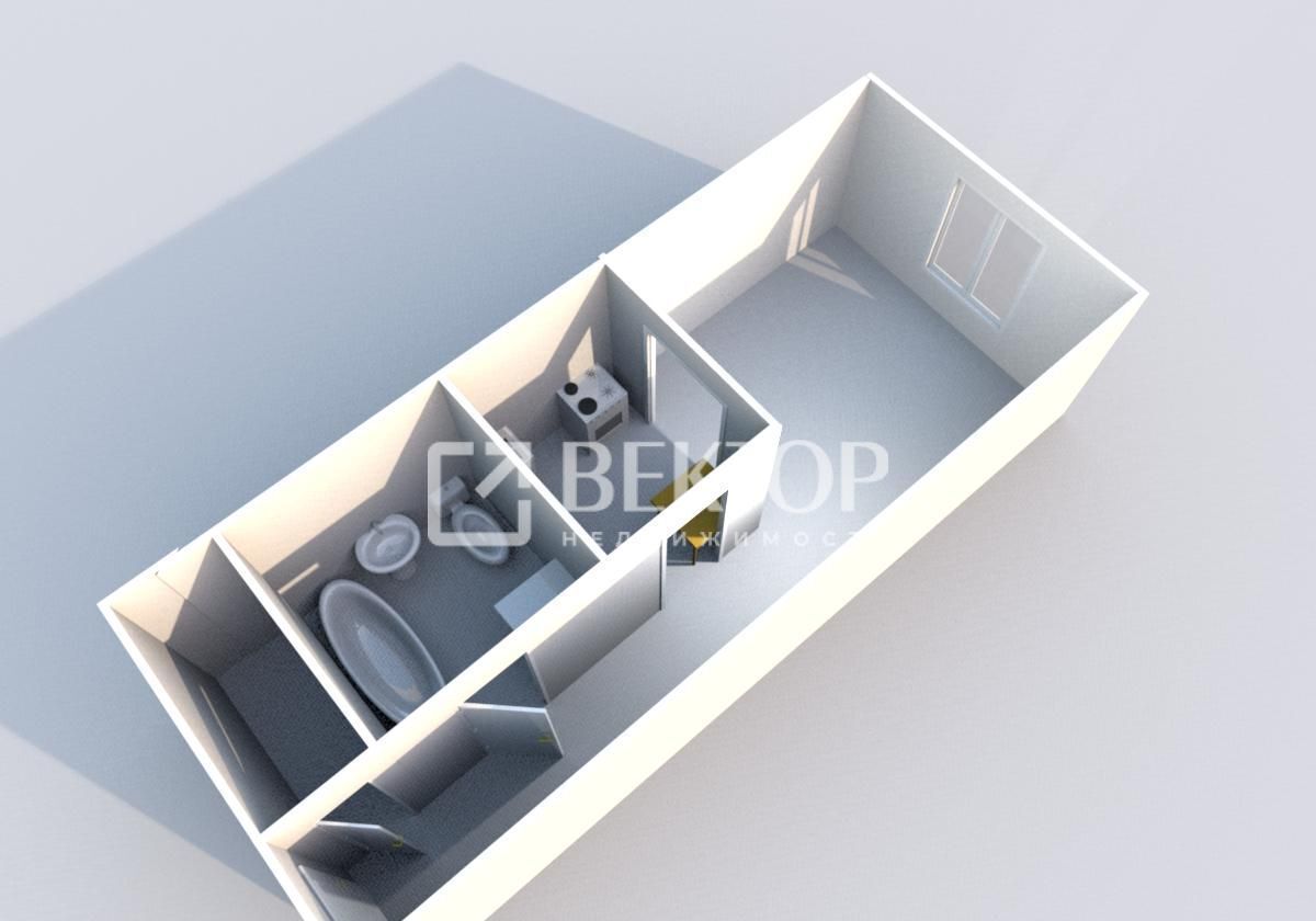 квартира г Кострома р-н Центральный ул Новоселов 19б фото 25