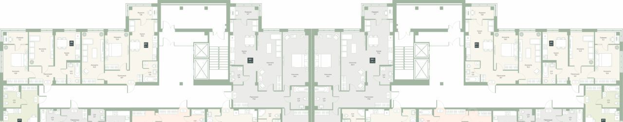 квартира г Курган мкр 6а п Заозерный ул Витебского 5к/3 жилрайон фото 2