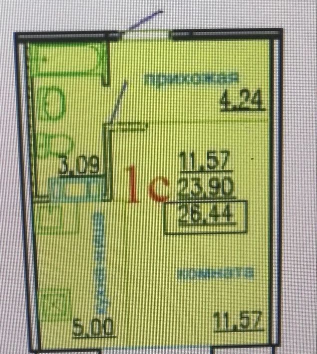 квартира г Челябинск р-н Советский ул Омская 26 фото 1