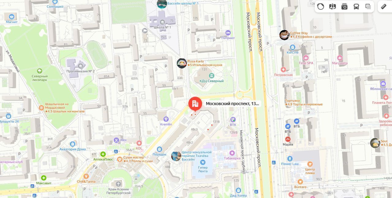 квартира г Воронеж р-н Коминтерновский пр-кт Московский 131а фото 19