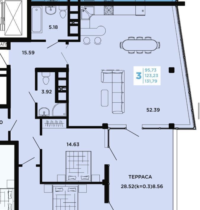 квартира г Краснодар р-н Карасунский ул Уральская 71к/2 фото 4