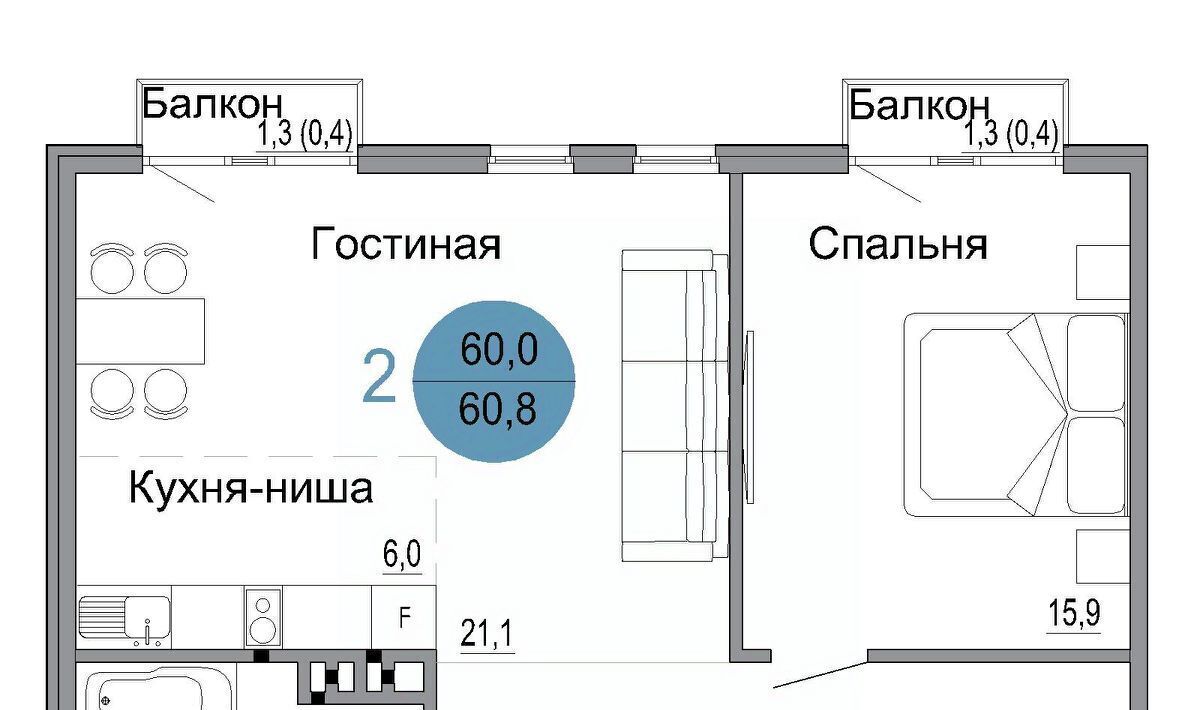 квартира г Керчь Белый город жилой комплекс фото 1