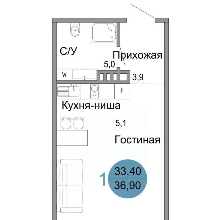 квартира г Керчь Белый город жилой комплекс фото 1