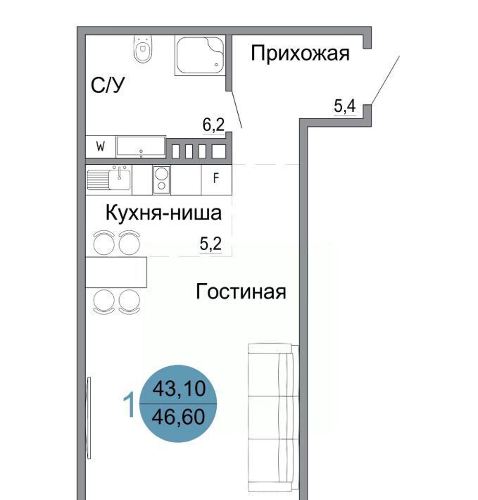 квартира г Керчь Белый город жилой комплекс фото 1