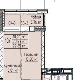 квартира р-н Нижнекамский г Нижнекамск ул Баки Урманче 12 городское поселение Нижнекамск фото 1