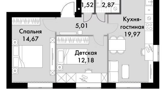 квартира городской округ Наро-Фоминский г Апрелевка ул Парк Апрель 45 ЖК «Парк Апрель» Апрелевка фото 1