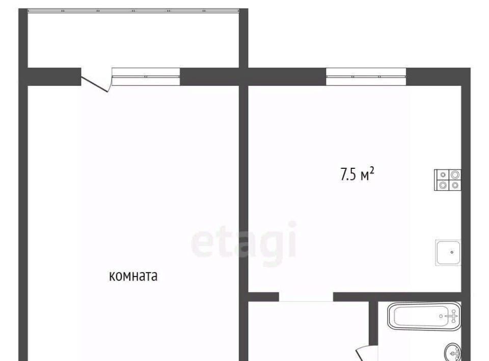 квартира г Оренбург р-н Ленинский ул Авиационная 22/1 фото 2