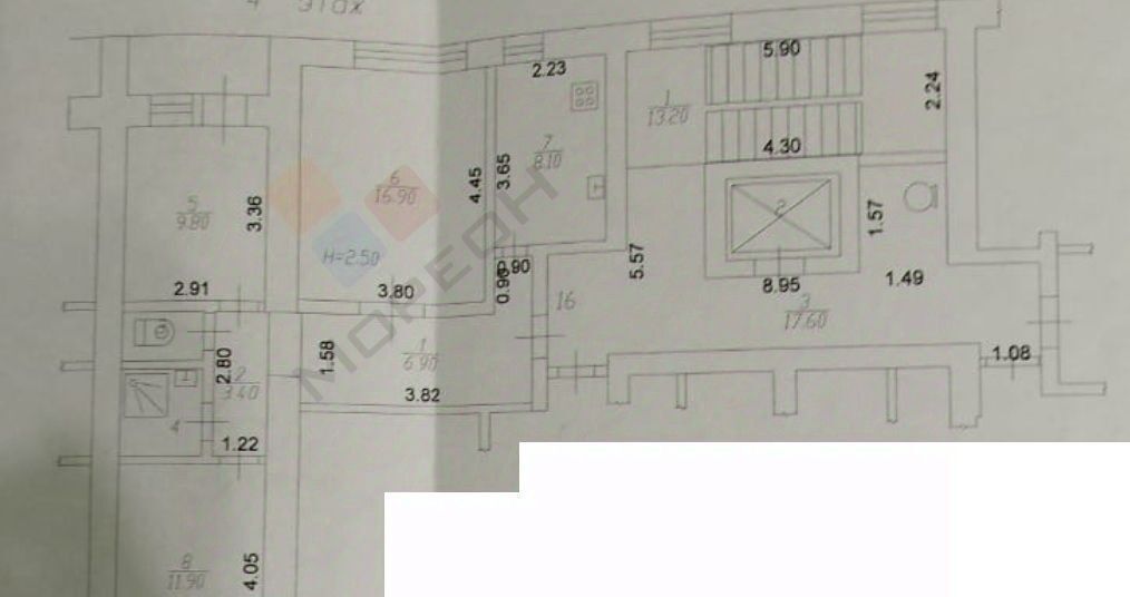 квартира г Краснодар р-н Карасунский ул Трудовой Славы 19к/1 фото 15