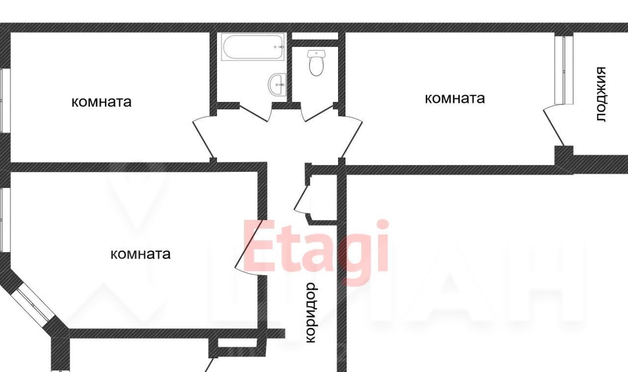 квартира г Норильск проезд Котульского 15а фото 2