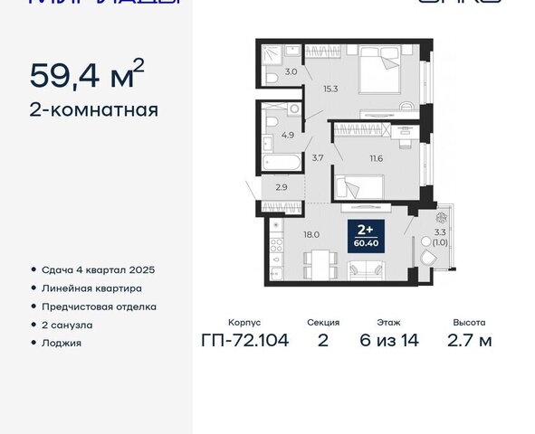 ЖК «Мириады» Ленинский административный округ фото